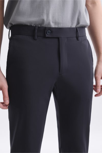 กางเกงขายาว 4 Ways Stretch Slim-Fit Trousers – Navy