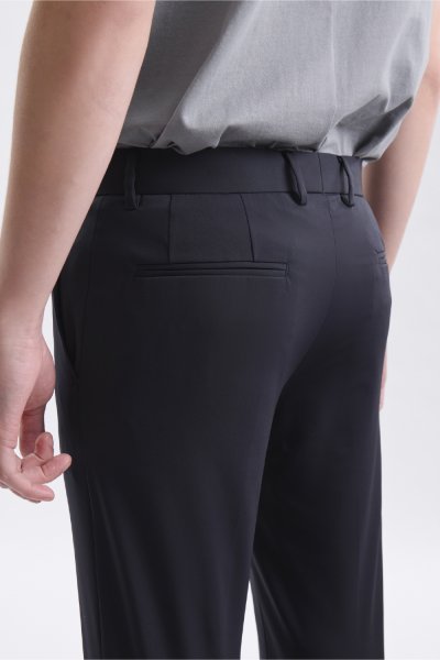 กางเกงขายาว 4 Ways Stretch Slim-Fit Trousers – Navy