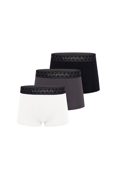 กางเกงชั้นในชาย Dapper Monogram Trunks – Multicolor (Pack 3 Pcs.)
