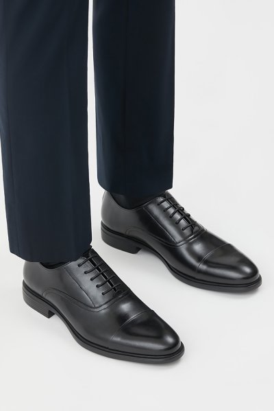 Cap Toe Oxford - Black