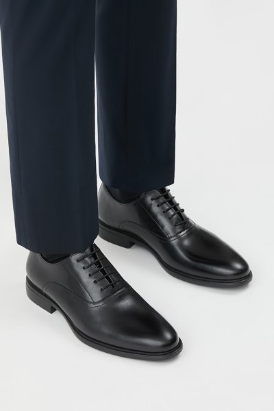 Plain Toe Oxford - Black