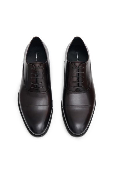 รองเท้าหนัง แบบผูกเชือก Cap Toe Oxford - Brown