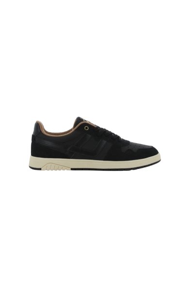 Nubuck Court Sneakers - Black