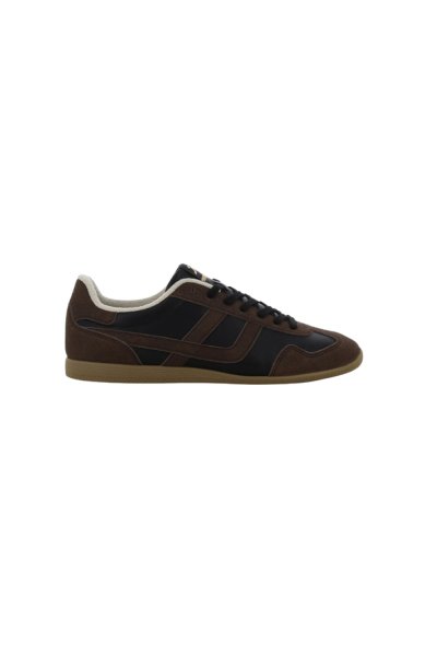 Retro Court Sneakers - Dark Brown