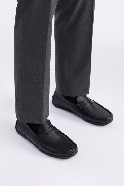 Nappa Leather Penny Moccasin