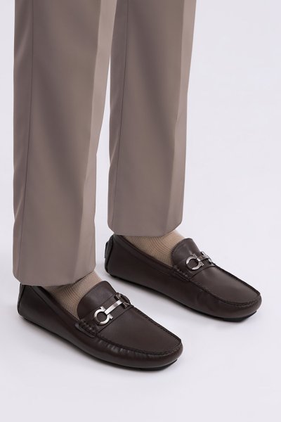 Horsebit Moccasin - Brown