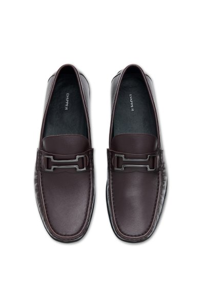 Nappa Leather Bit Moccasin - Brown