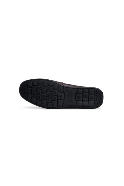 Nappa Leather Bit Moccasin - Brown