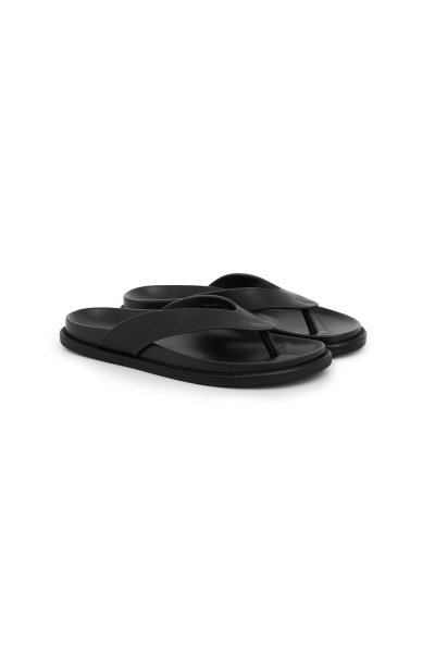 รองเท้าแตะ Essential Thong Sandals - Black