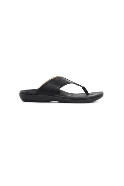 Comfort Thong Sandals - Black