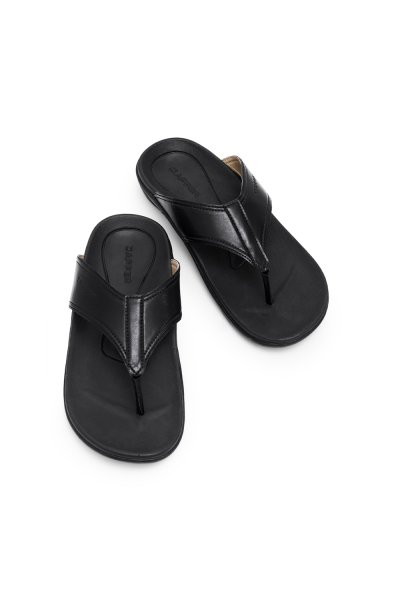 Comfort Thong Sandals - Black