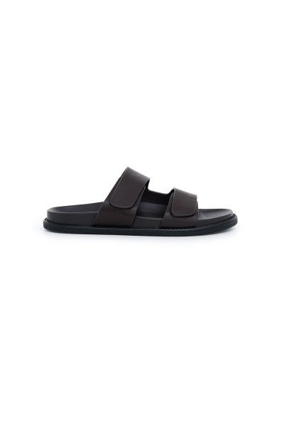 รองเท้าแตะ Essential Double Strap Sandals - Brown