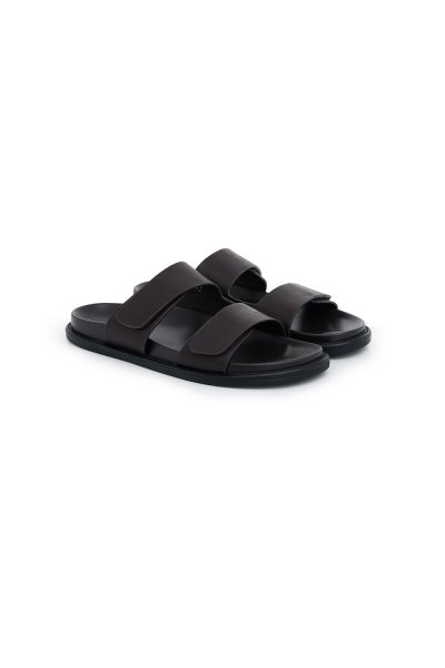 รองเท้าแตะ Essential Double Strap Sandals - Brown