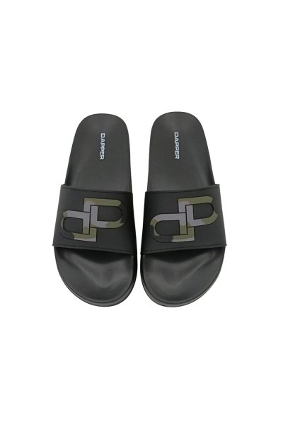 รองเท้าแตะแบบสวม DP Icon Camo Embossed Pool Slide Sandals