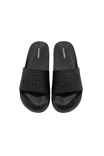 รองเท้าแตะแบบสวม DP Icon Carbon Fiber Embossed Pool Slide Sandals