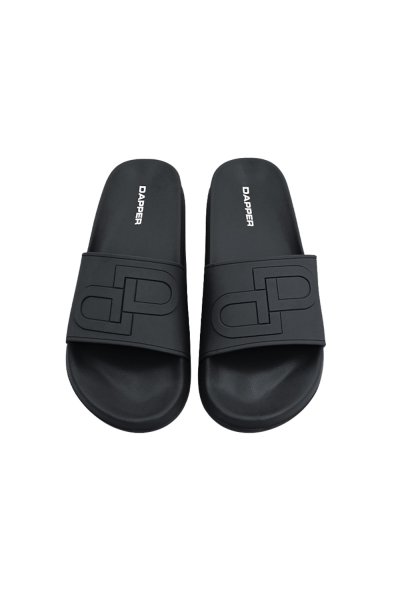 DP Icon Embossed Pool Slide Sandals