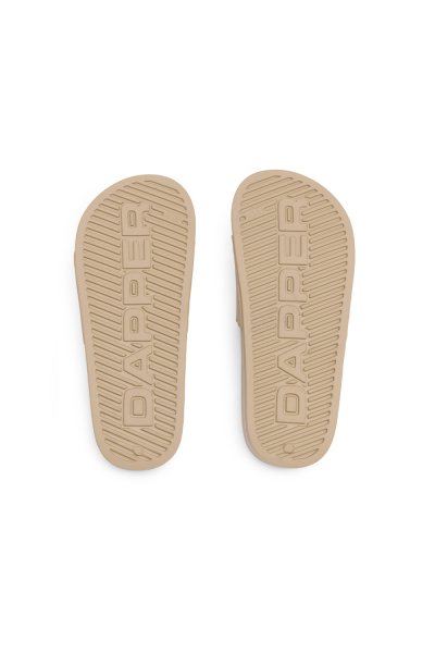 รองเท้าแตะแบบสวม DAPPER Summer Pool Slide Sandals - Beige