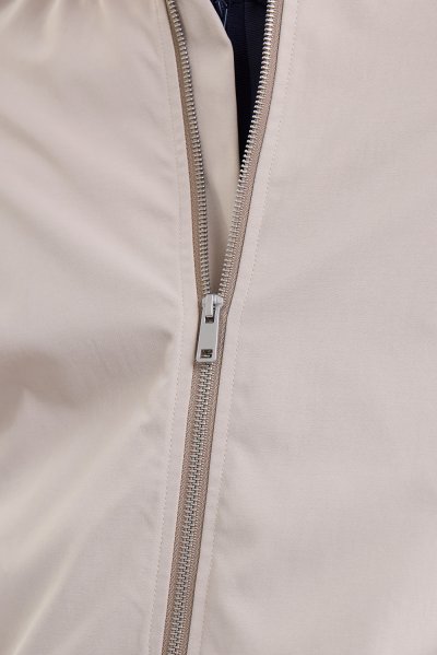 Lightweight Bomber Jacket - Beige