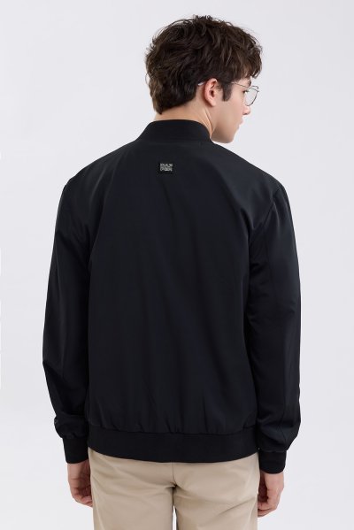 Flex Bomber Jacket - Black
