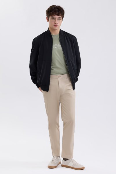 Flex Bomber Jacket - Black