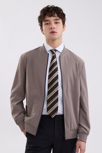 Flex Bomber Jacket - Khaki