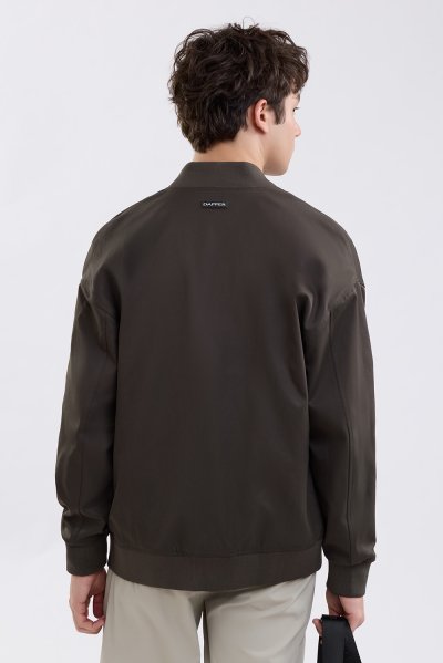 Lightweight Bomber Jacket - Olive Green