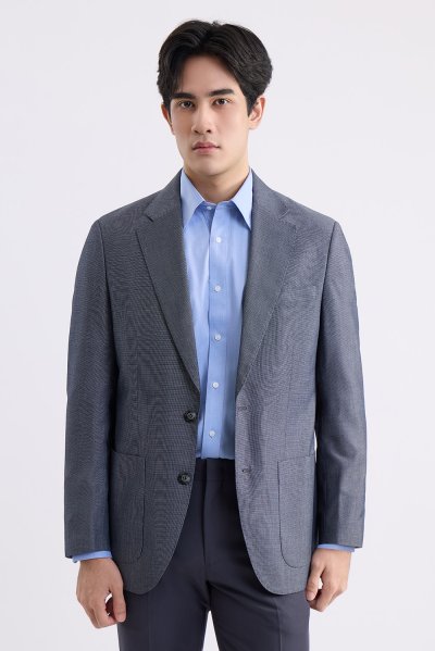 เบลเซอร์ผู้ชาย Bird Eyes Relaxed Tailored Fit Blazer