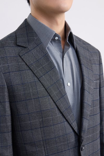 เบลเซอร์ผู้ชาย Checked Relaxed Tailored Fit Blazer