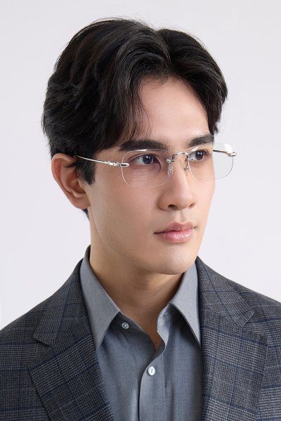 เบลเซอร์ผู้ชาย Checked Relaxed Tailored Fit Blazer
