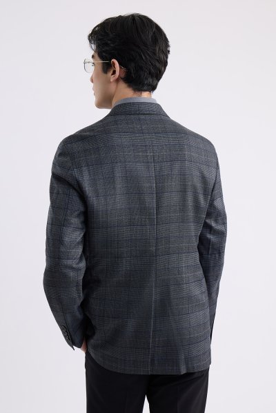 เบลเซอร์ผู้ชาย Checked Relaxed Tailored Fit Blazer