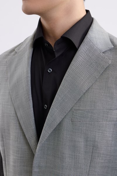 เบลเซอร์ผู้ชาย Sharkskin Regular Fit Blazer