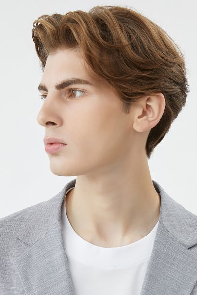 เสื้อเบลเซอร์ Micro Texture Stretch Blazer - Blue