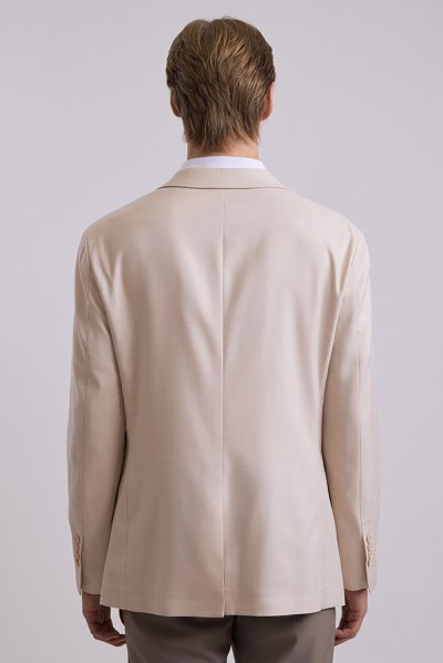 เสื้อเบลเซอร์ Micro Texture Stretch Blazer - Cream