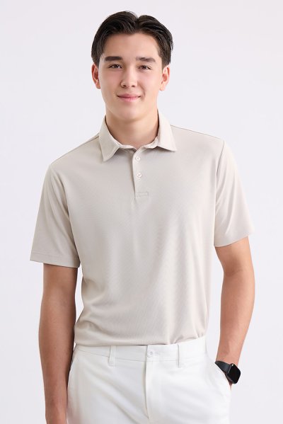 เสื้อโปโล Everyday Flow Polo Shirt - Beige