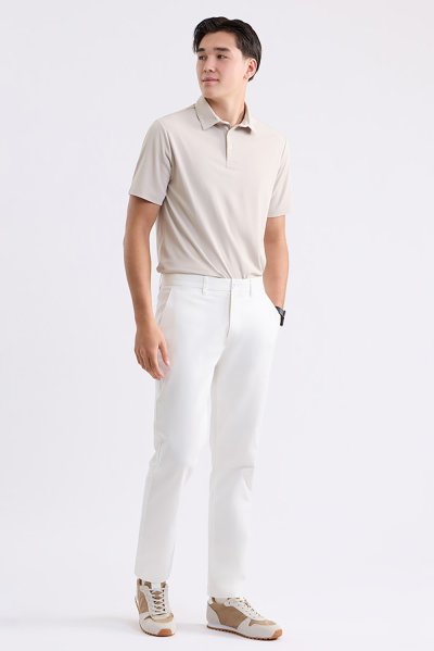 เสื้อโปโล Everyday Flow Polo Shirt - Beige