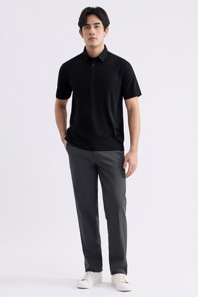 เสื้อโปโล Everyday Flow Polo Shirt - Black