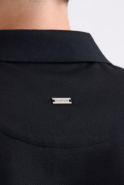 Comfort Stretch Polo Shirt - Black