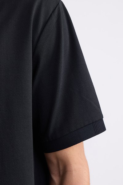 Comfort Stretch Polo Shirt - Black