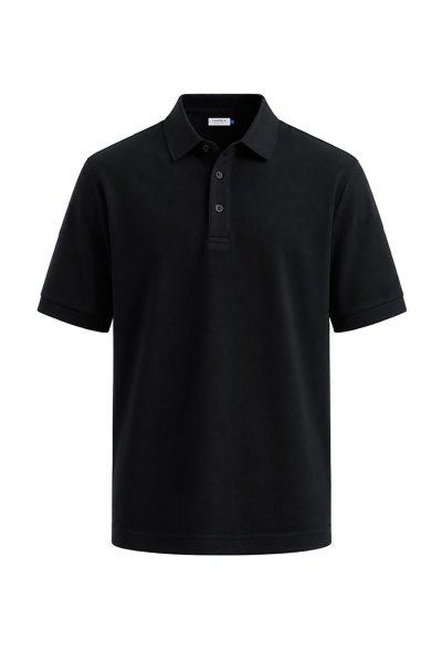 Comfort Stretch Polo Shirt - Black