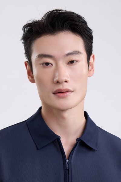 Zip-Up Polo Shirt