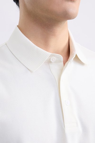 Comfort Stretch Polo Shirt - White
