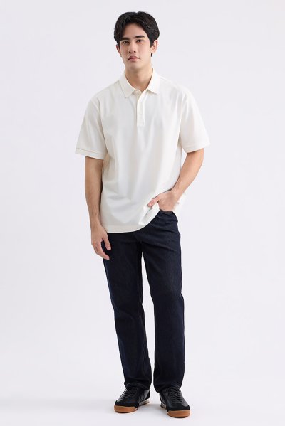Comfort Stretch Polo Shirt - White