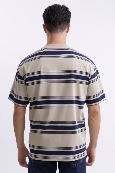 เสื้อยืด Loose Striped T-Shirt