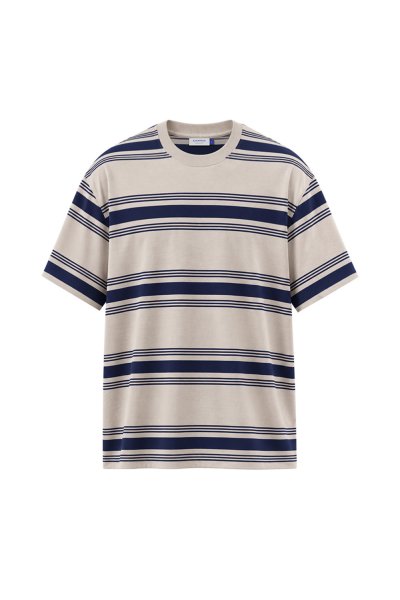 เสื้อยืด Loose Striped T-Shirt