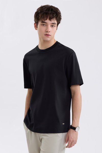 เสื้อยืด SMOOTH & STRETCH T-Shirt - Black
