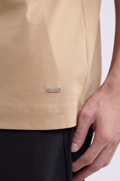 เสื้อยืด SMOOTH & STRETCH T-Shirt - Tan Brown