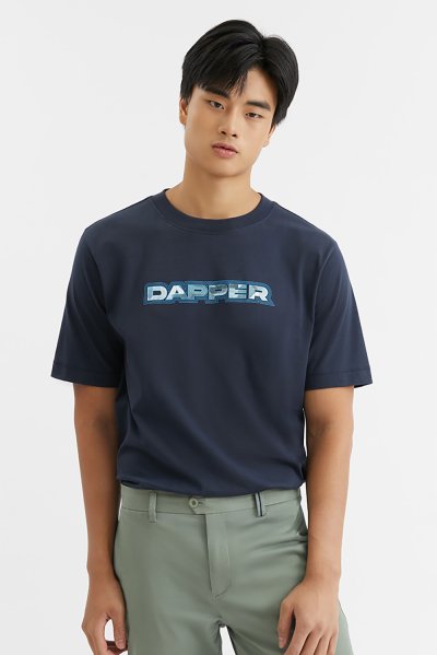 เสื้อยืด Linework Logo Print