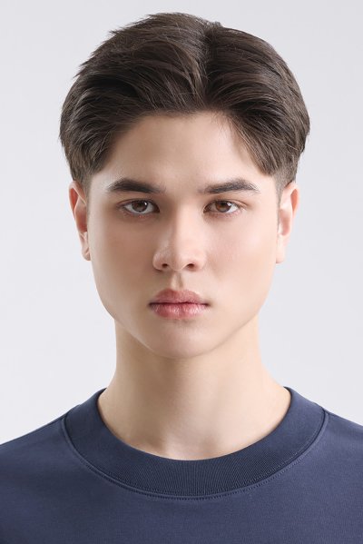 เสื้อยืด Overlay Logo Print T-Shirt - Navy