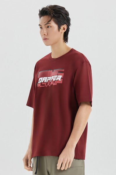เสื้อยืด Speed Pixel Logo Print T-Shirt
