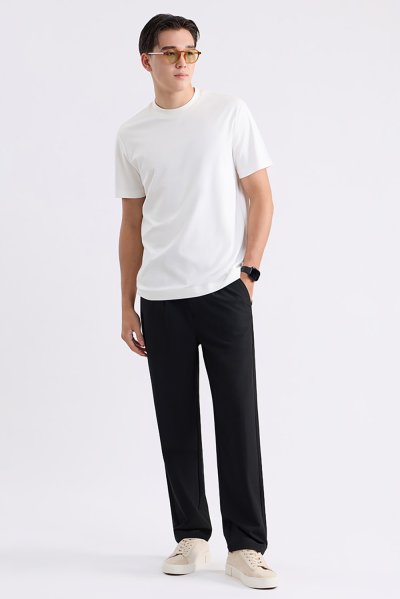 เสื้อยืด Cotton Blend T-Shirt - White